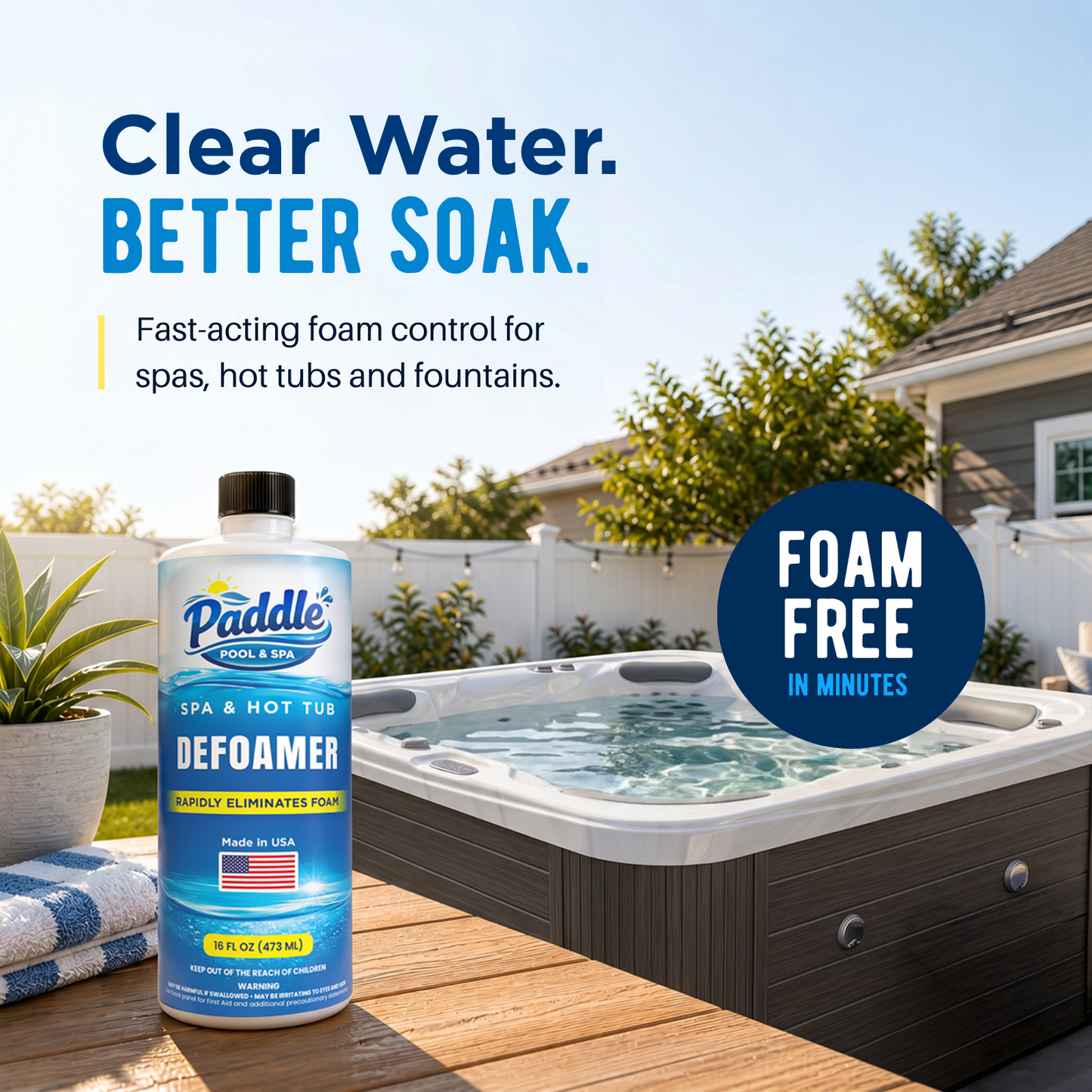 Spa & Hot Tub Defoamer