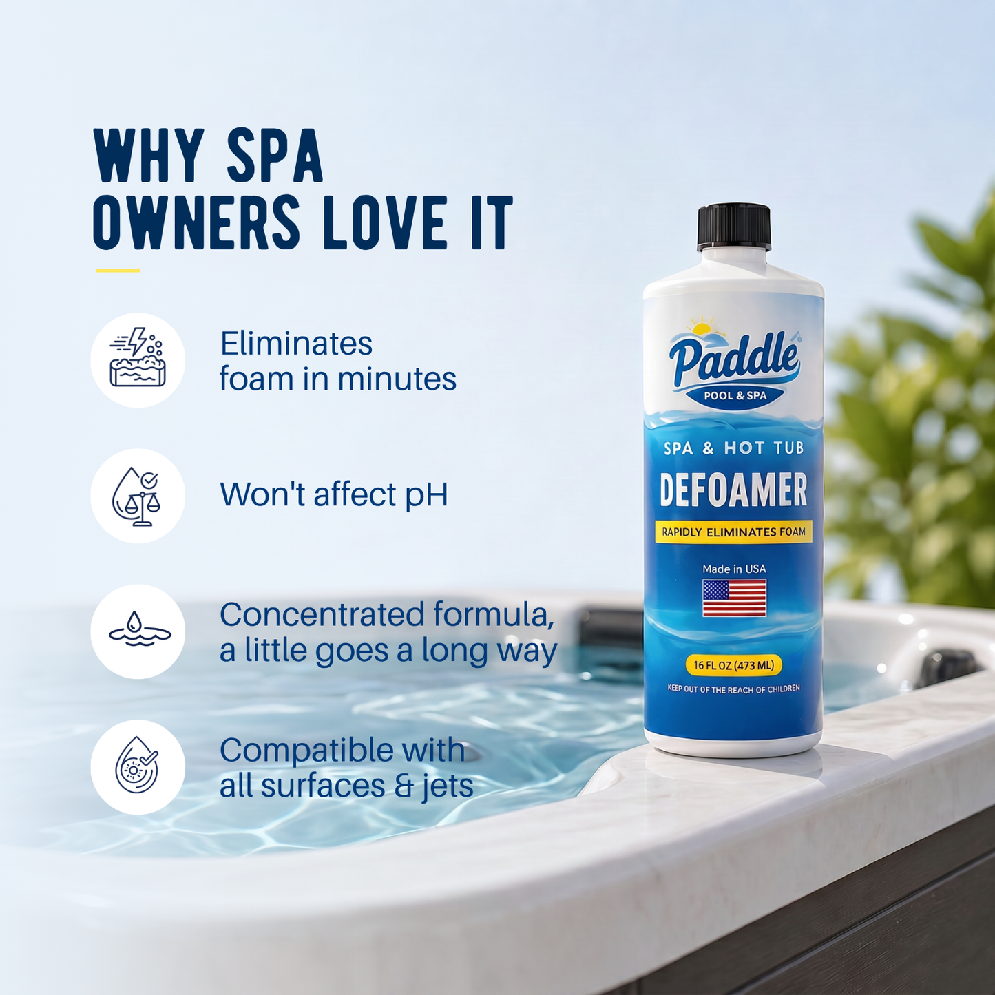 Spa & Hot Tub Defoamer