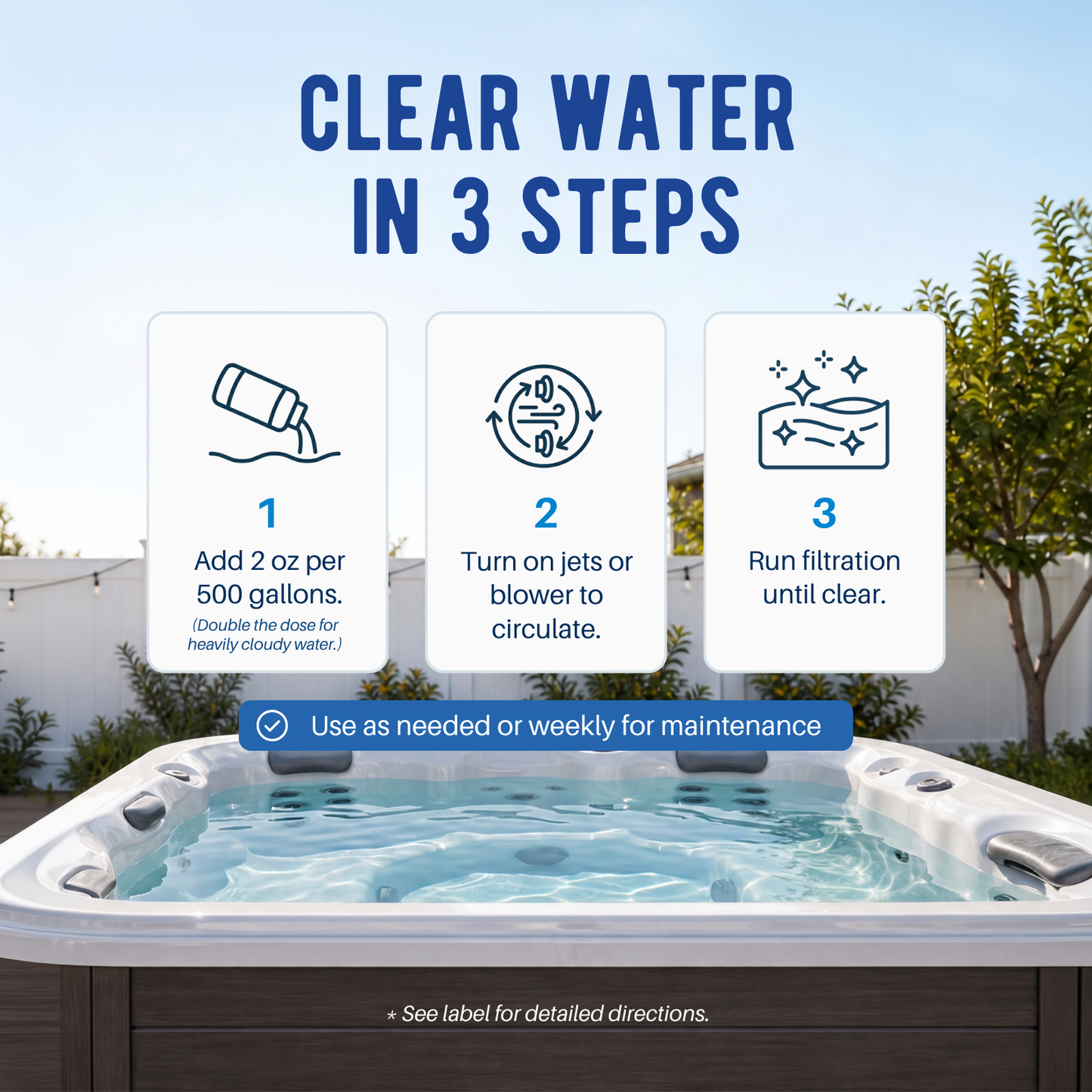 Spa & Hot Tub Clarifier