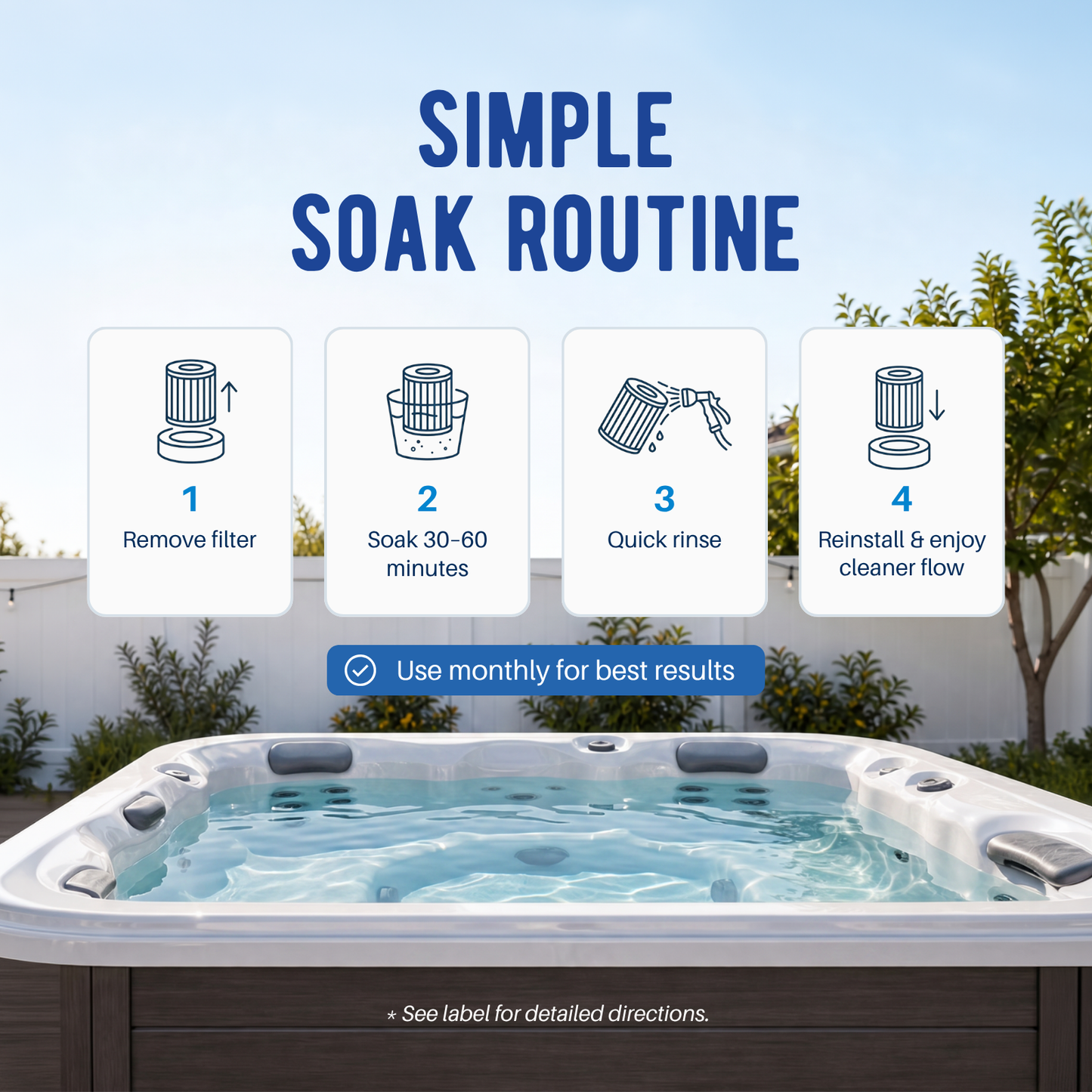 Spa Filter Cleaner
