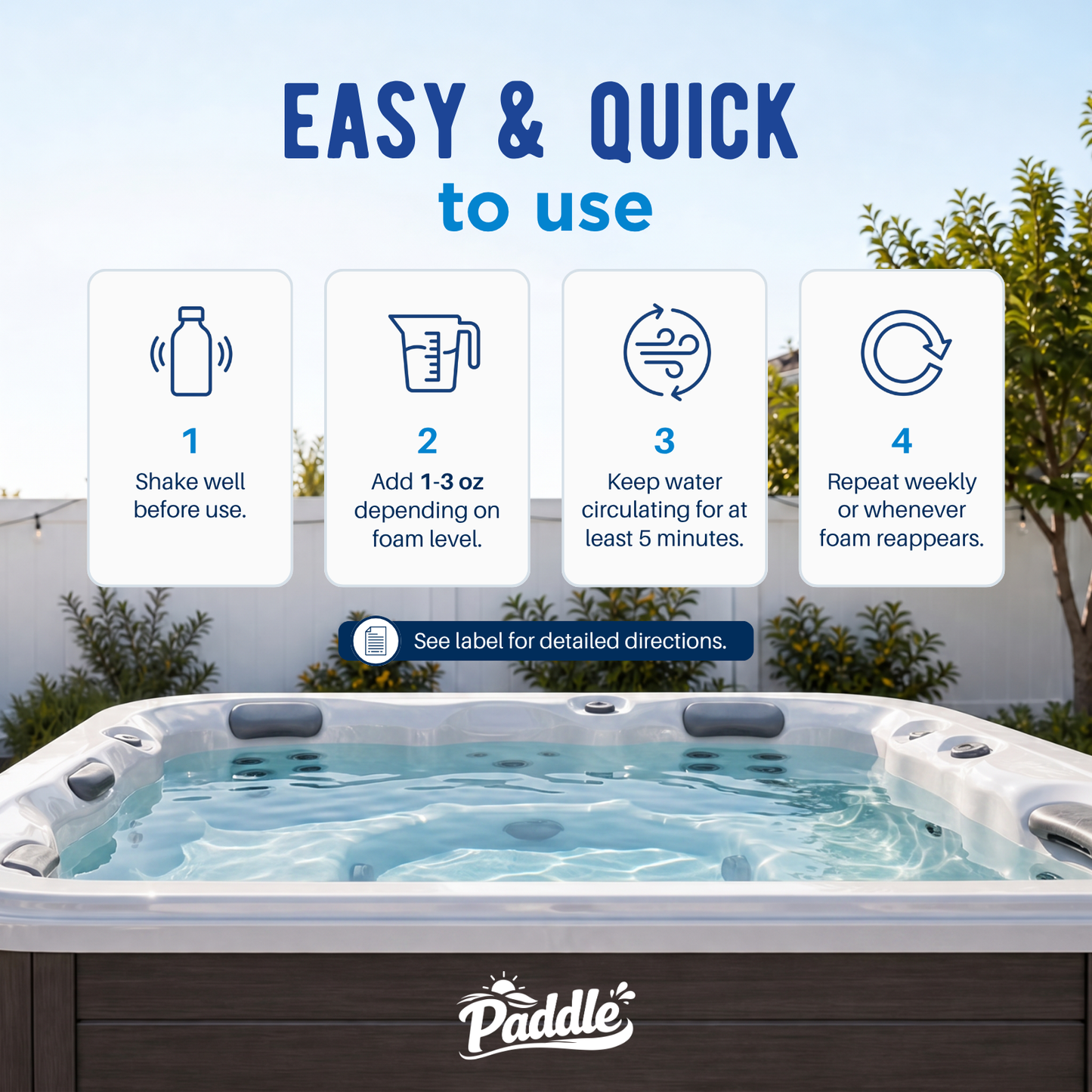 Spa & Hot Tub Defoamer